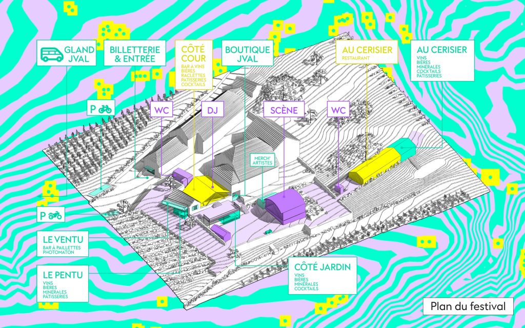 Plan du terrain du JVAL